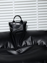 Charles & Ke*th -  Atwood Crinkle-Effect Chain-Embellished Tote Bag - Black